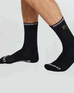 DHaRCO Crew Socks | Black Flash Sale