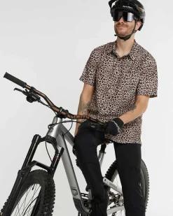 DHaRCO Mens Tech Party Shirt | Leopard Fashion