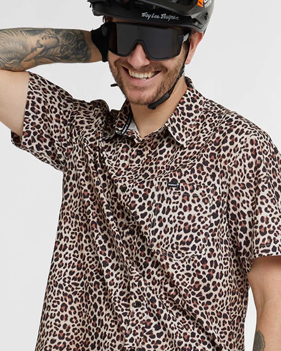 DHaRCO Mens Tech Party Shirt | Leopard Fashion