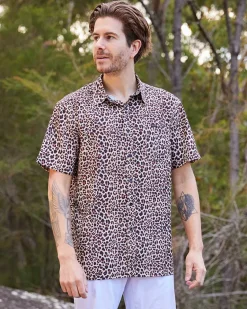 DHaRCO Mens Tech Party Shirt | Leopard Fashion