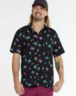 DHaRCO Mens Tech Party Shirt | Mix Tape Clearance