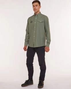 DHaRCO Mens Western Shirt | Kyle Strait Signature Edition Green Cheap