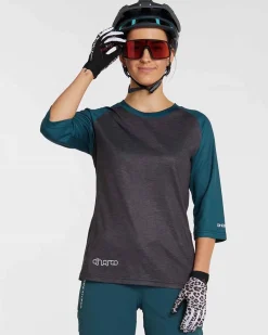 DHaRCO Womens 3/4 Sleeve Jersey | Colorado Grey Best