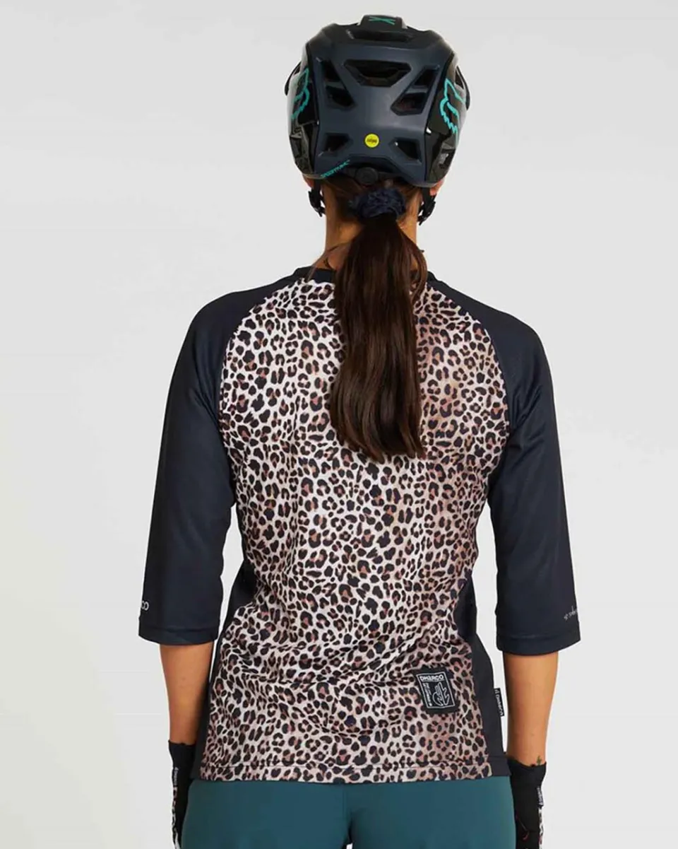 DHaRCO Womens 3/4 Sleeve Jersey | Leopard Store