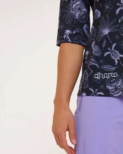 DHaRCO Womens 3/4 Sleeve Jersey | Purple Fraser Hot