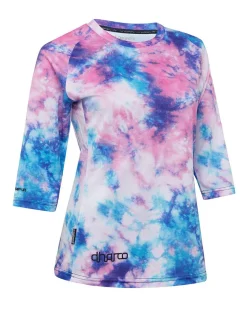 DHaRCO Womens 3/4 Sleeve Jersey | Tie Dye Cheap