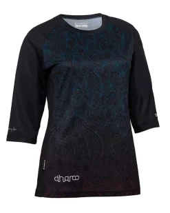 DHaRCO Womens 3/4 Sleeve Jersey | Tropical Fade Hot