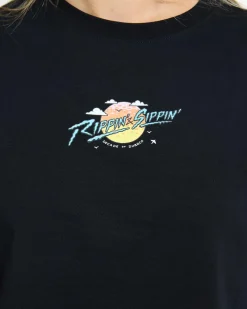 DHaRCO Womens Cotton Crop | Decade of Black Decade of DHaRCO Black Sale