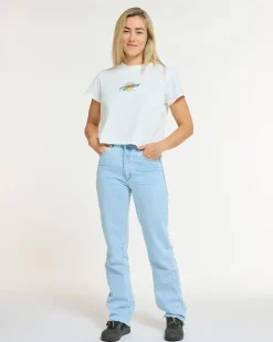 DHaRCO Womens Cotton Crop | Decade of White Decade of DHaRCO White Cheap