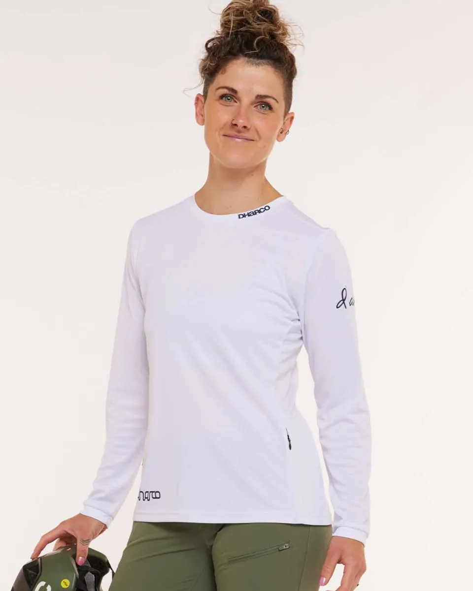DHaRCO Womens Gravity Jersey | White Out Sale