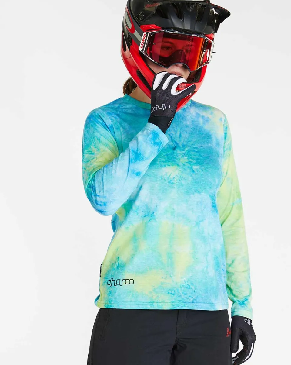DHaRCO Womens Long Sleeve Tech Tee | Tie Dye Flash Sale