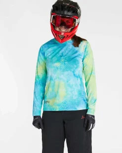 DHaRCO Womens Long Sleeve Tech Tee | Tie Dye Flash Sale
