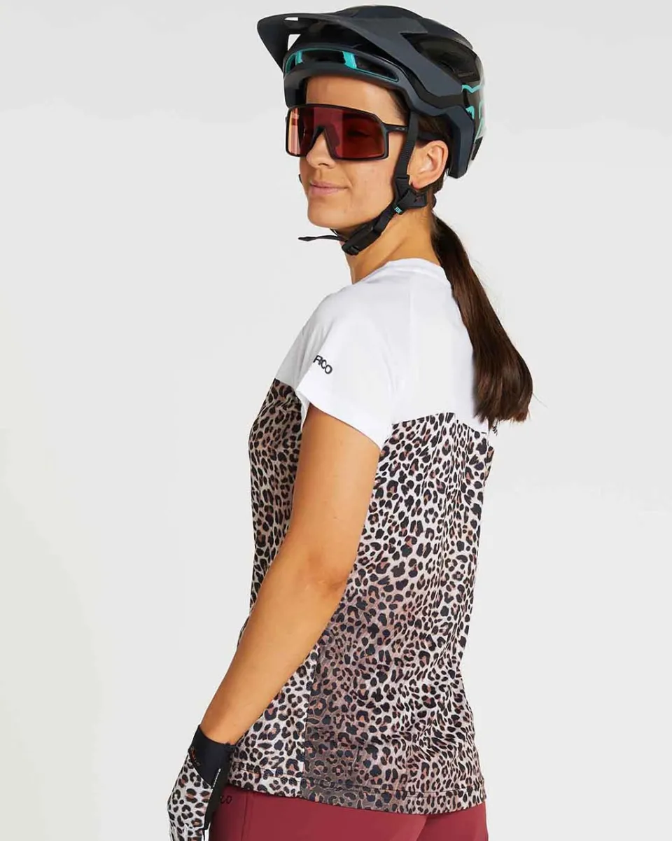 DHaRCO Womens Short Sleeve Jersey | Leopard Best