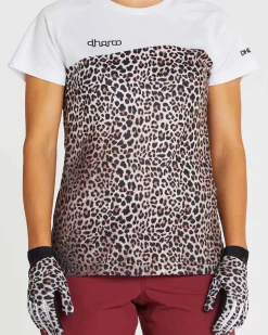 DHaRCO Womens Short Sleeve Jersey | Leopard Best