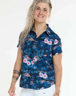 DHaRCO Womens Tech Party Shirt | Oasis Fashion